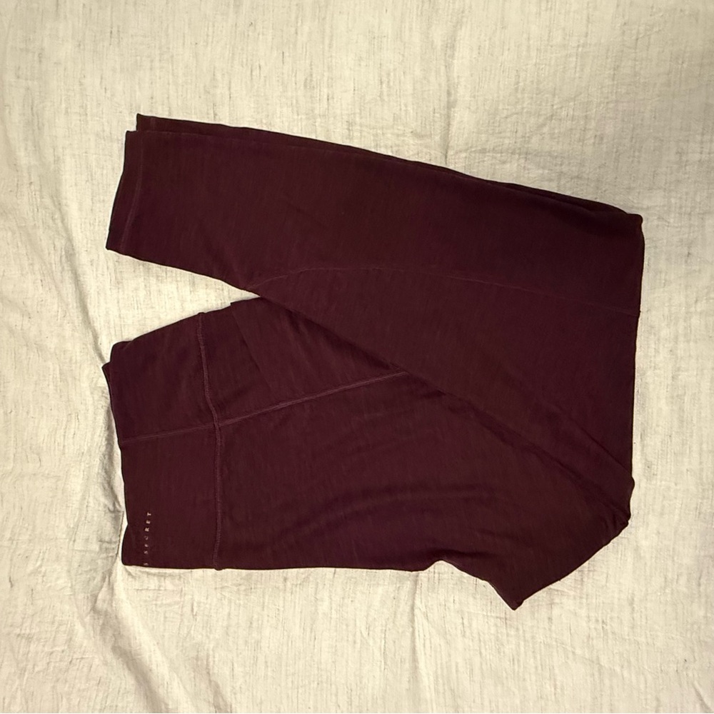 Victoria Secret Burgundy Leggings